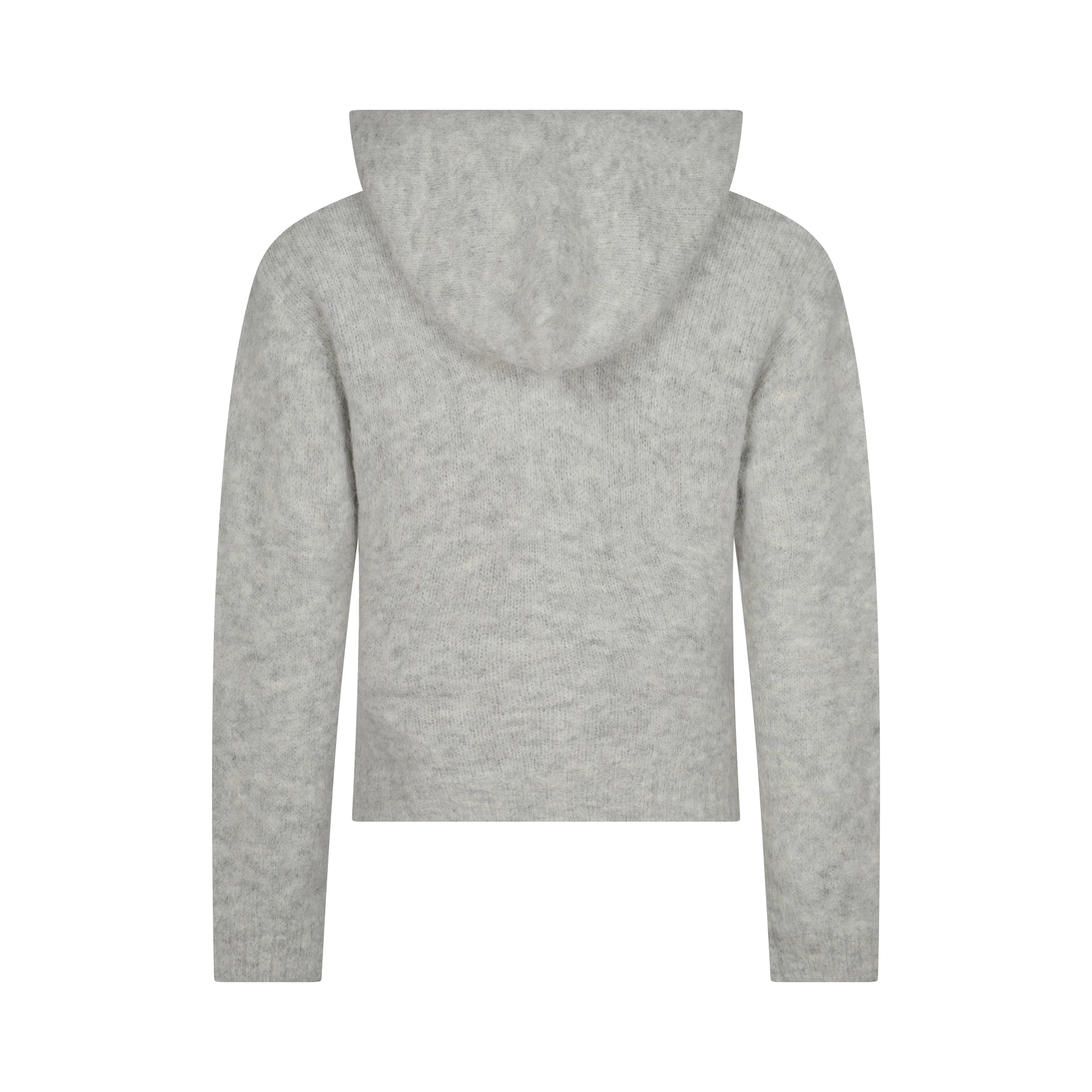 Dual Zip Hoodie - Light Grey - Image 10