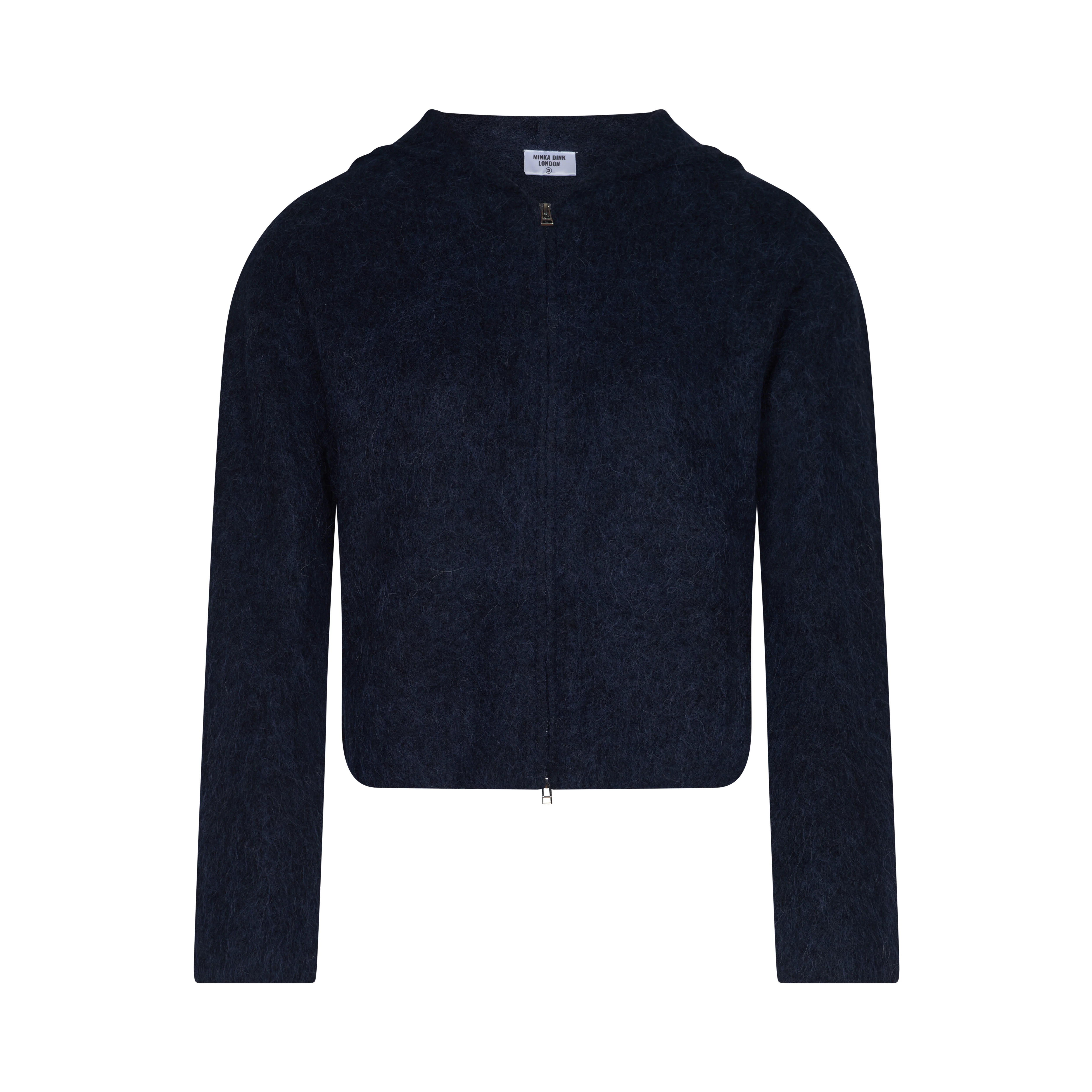 Dual Zip Hoodie - Navy - Image 9