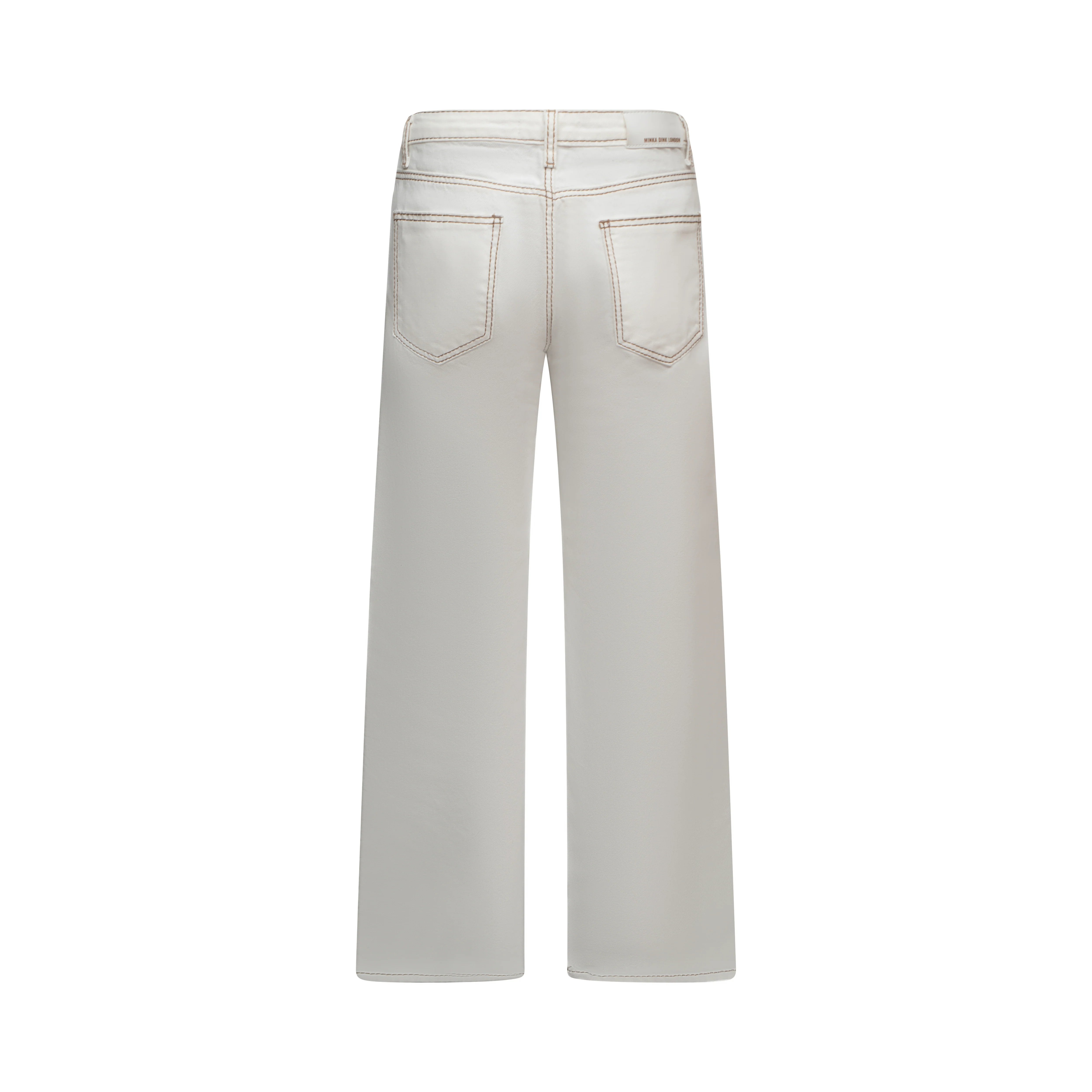 Lila Jeans - White & Brown - Image 13