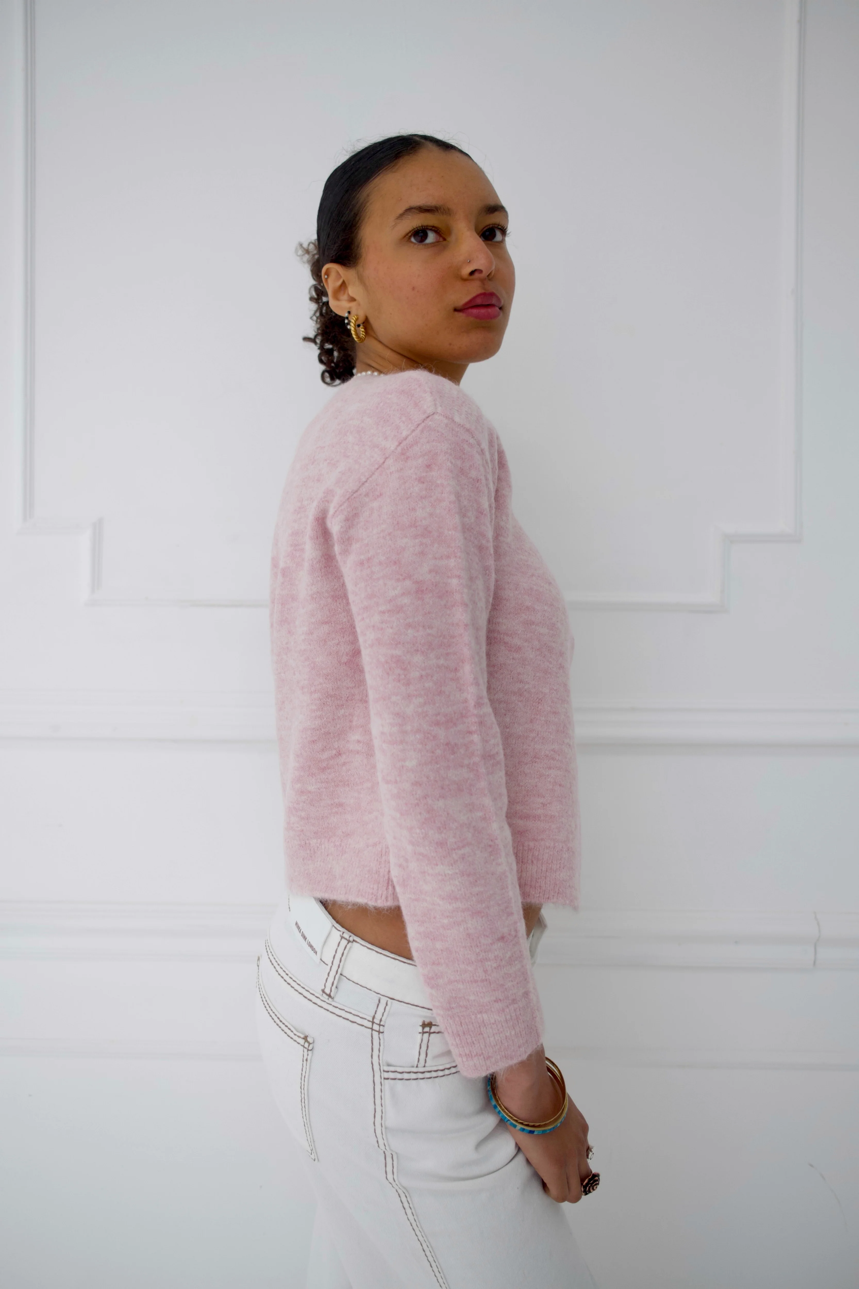 Elsa Cardigan - Baby Pink - Image 4
