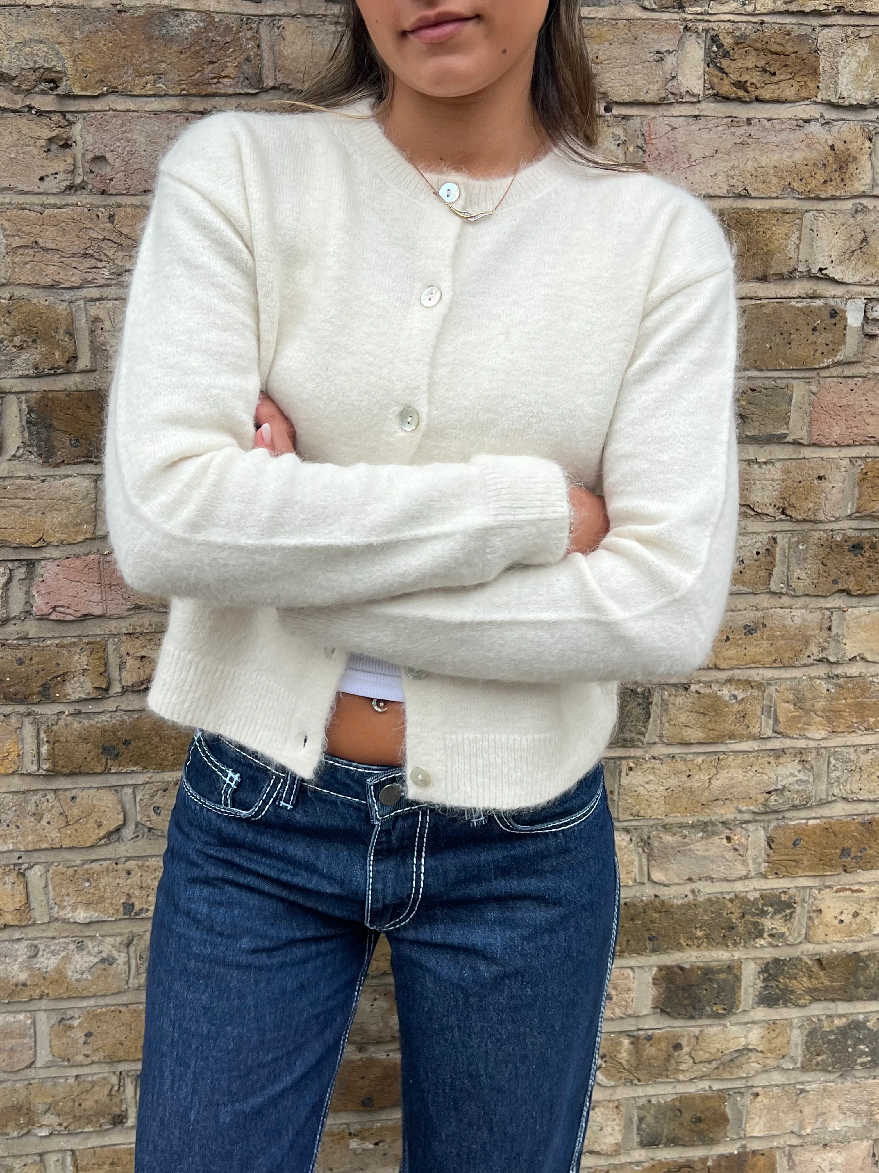 Elsa Cardigan - Cream - Image 6