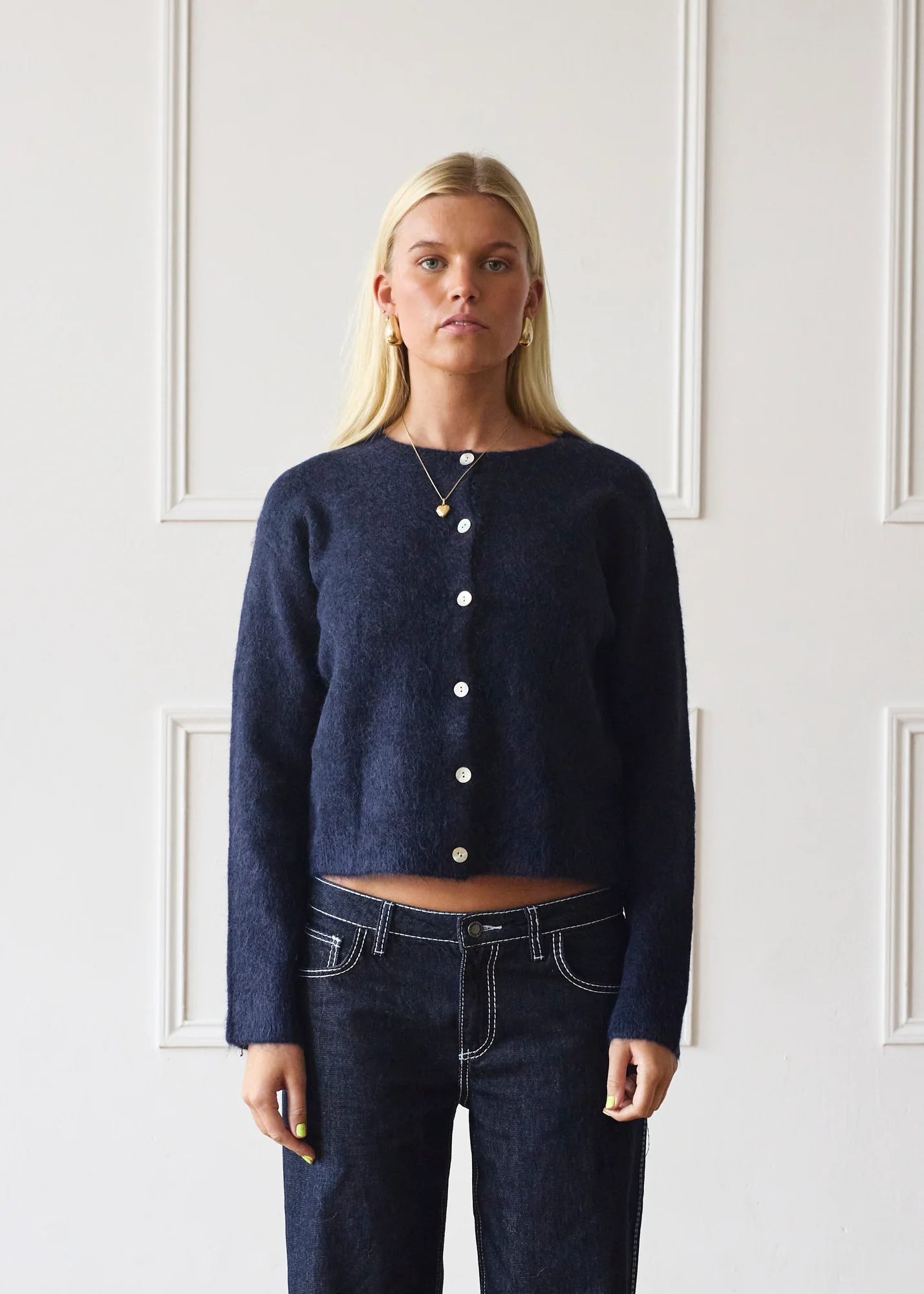Elsa Cardigan - Navy - Image 4
