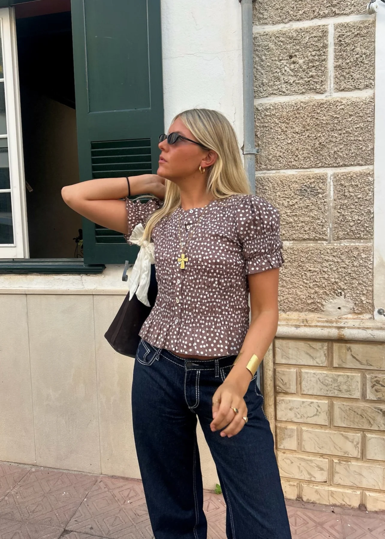 Esme Blouse - Cocoa - Image 4