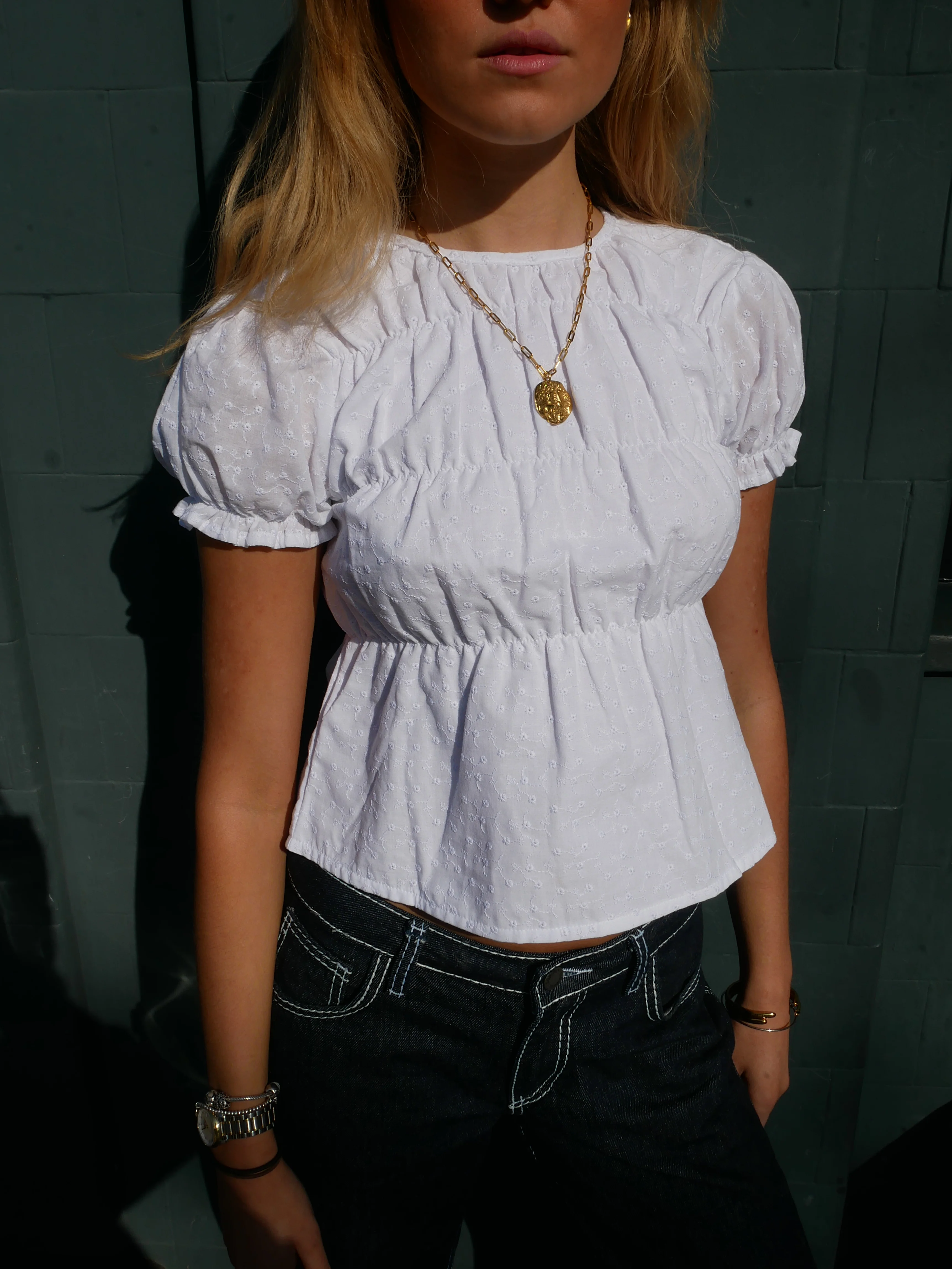 Etta Blouse - White - Image 9