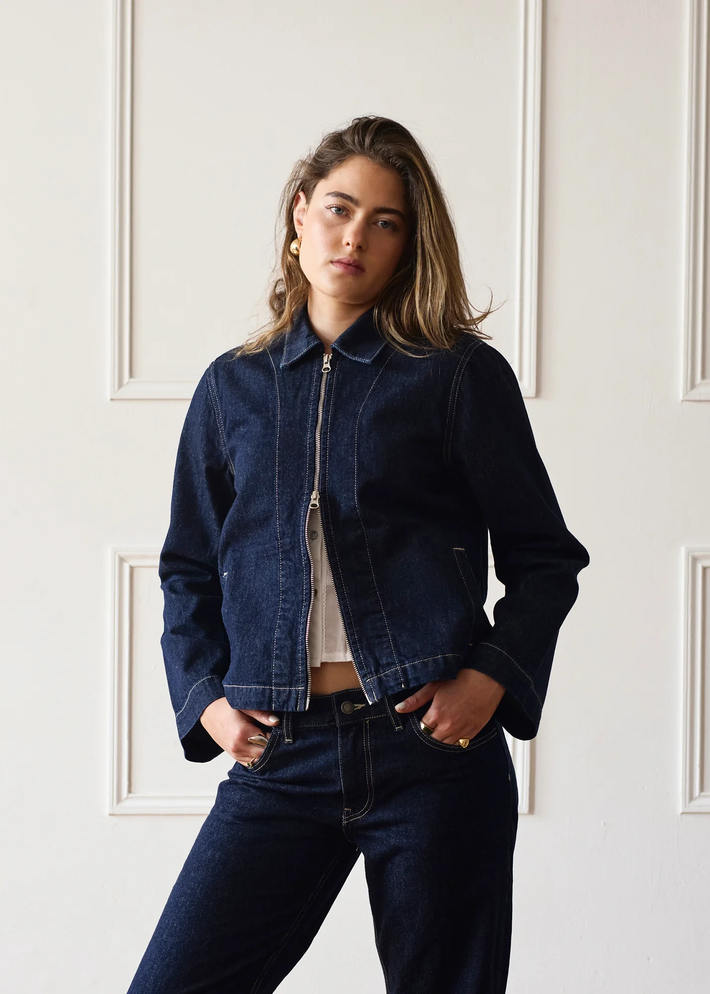 Hani Jacket - Dark Wash - Image 6