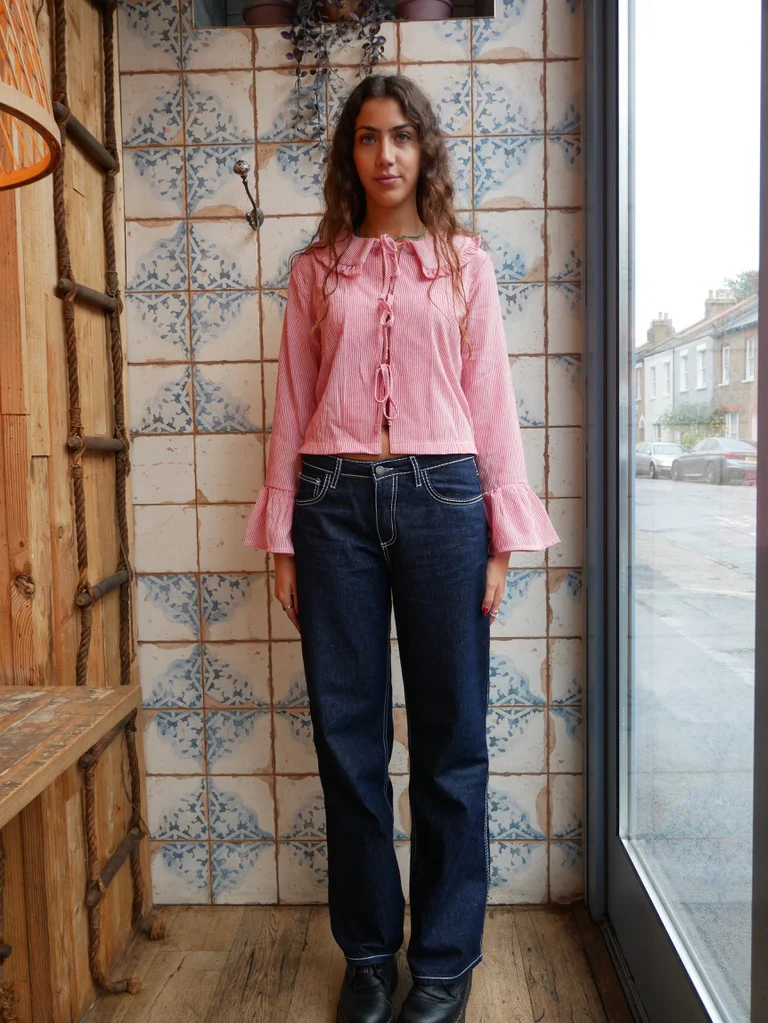 Sadie Shirt - Red - Image 3